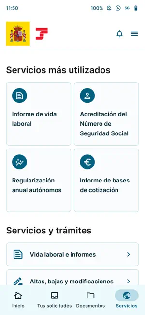 Importass Seguridad Social iPhone screenshot 5