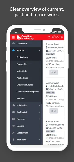 MF Events Staffing Solutions screenshot 3
