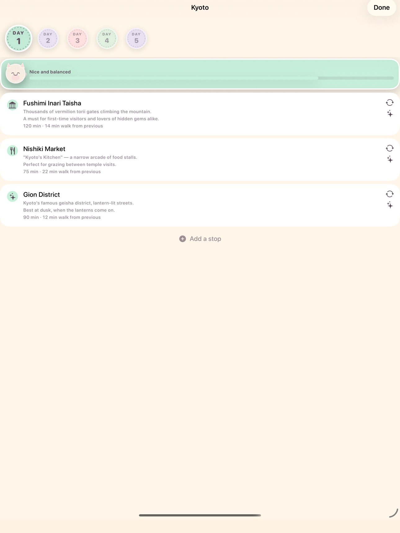 Screenshot 9 of Mochi Travel Planner