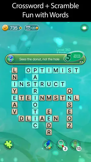 sQworble: Fun Crossword Puzzle screenshot 1