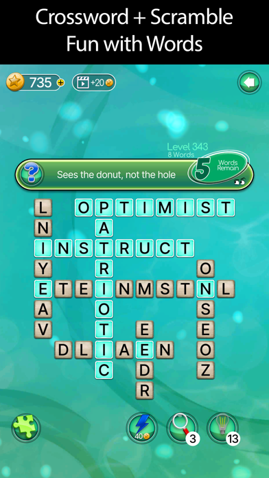 sQworble: Fun Crossword Puzzle Screenshot