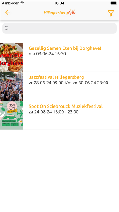 HillegersbergApp Screenshot