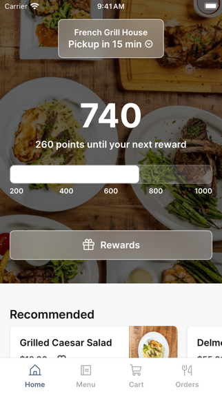 French Grill House app screenshot