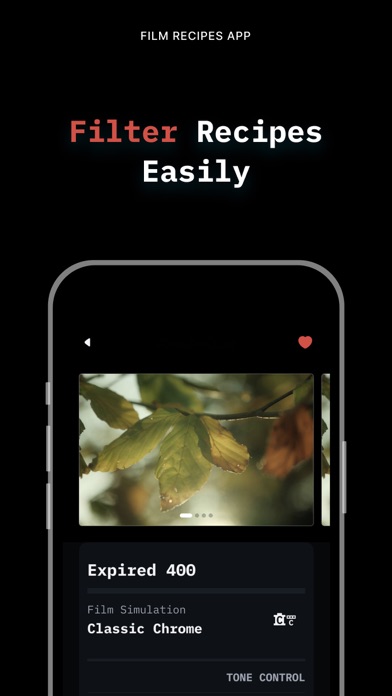 Film Recipes for Fujifilm Screenshot