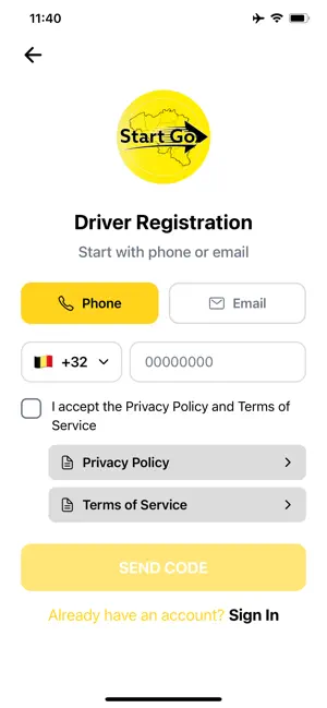 StartGO Driver screenshot 2