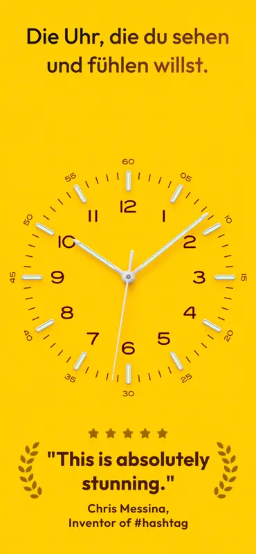 Bauhaus Clock - Analoge Uhr screenshot 1 of 7