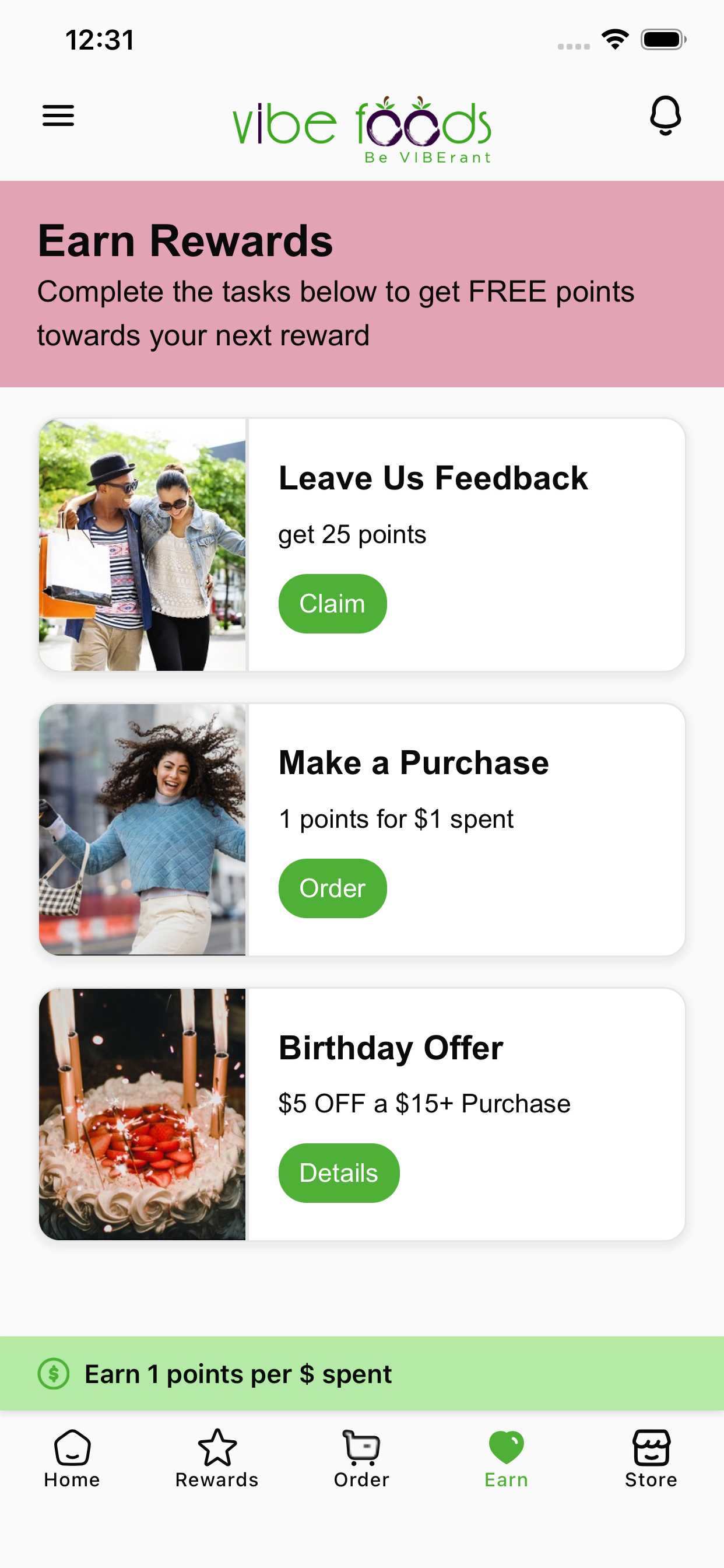 Vibe Foods Rewards screenshot 6
