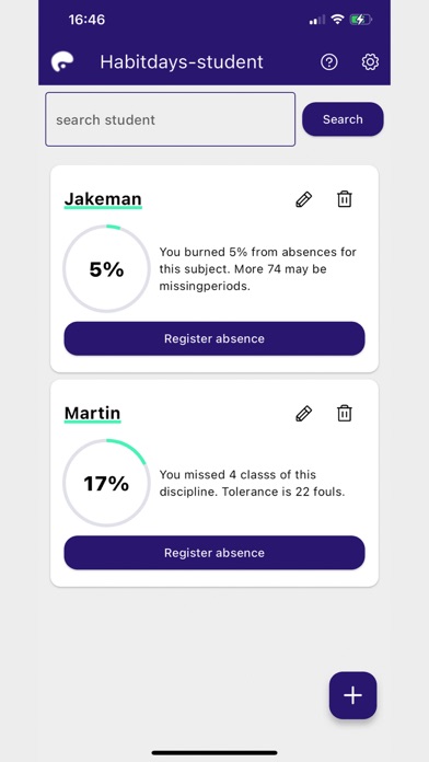 Habitdays-student Screenshot