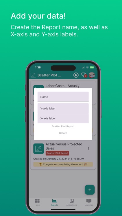 Lean Scatter Plot Rpt