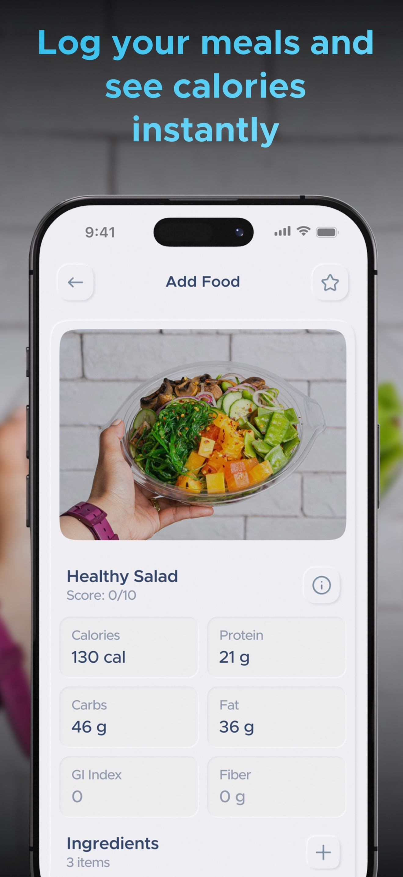 Calorie Tracker: Tap & Track