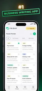 Friday AI Email Generator screenshot #1 for iPhone