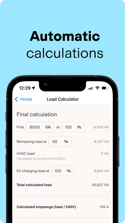 Electric Load Calculator screenshot-3