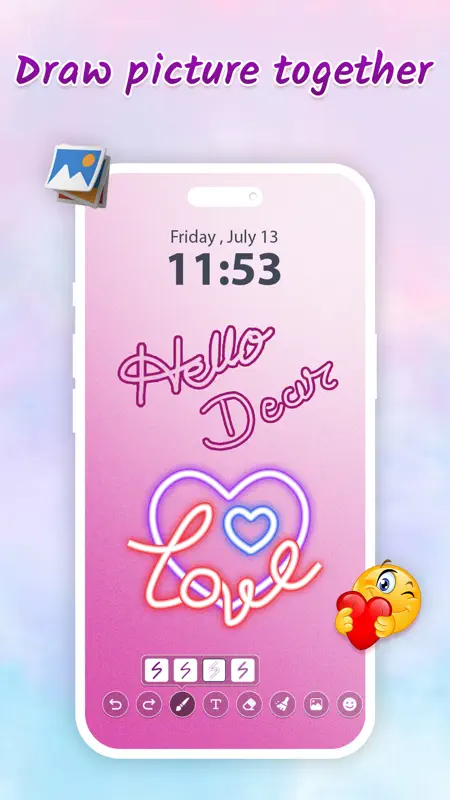 LoveBliss - Draw Together screenshot 2 of 6