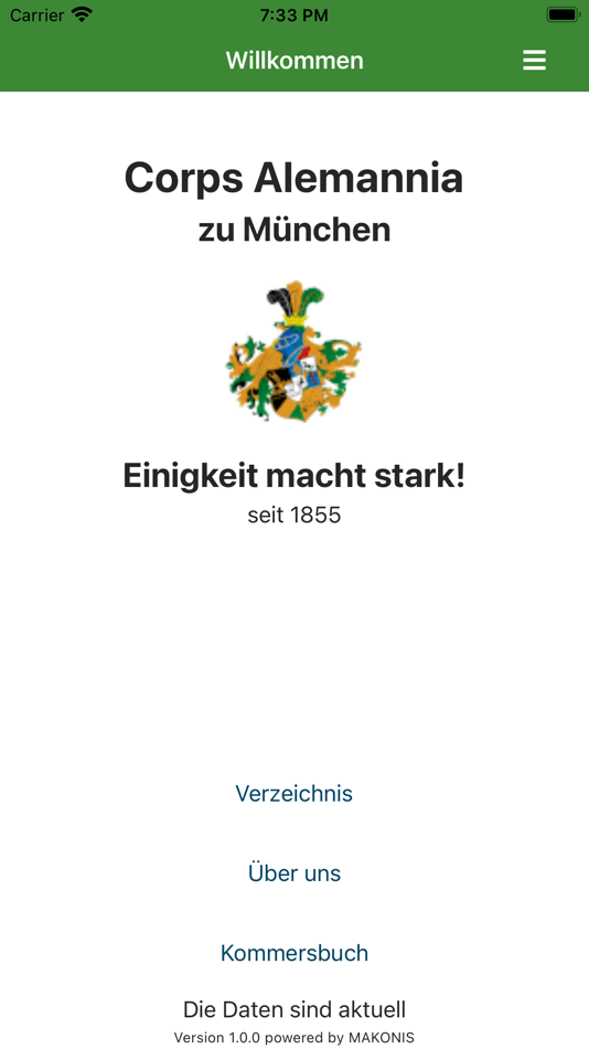 #1. Corps Alemannia zu München (iOS) 由: Alemannia Studentenhilfe eingetragener Verein
