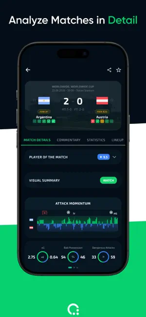AllScore: Live Scores iPhone screenshot 6