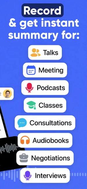 Meeting Summary: AI Note Taker screenshot 2
