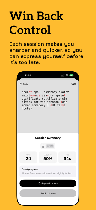 TypeFlow: Typing Speed Trainer Screenshot 4 of 4
