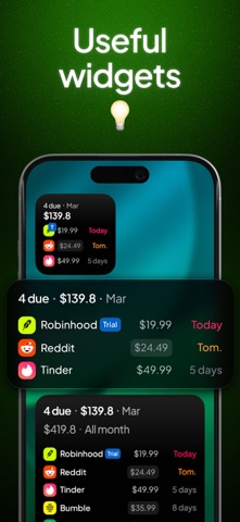 Subscription Tracker: Subby screenshot