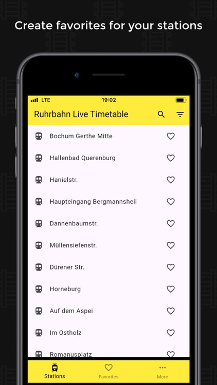 Ruhrbahn Live Timetable