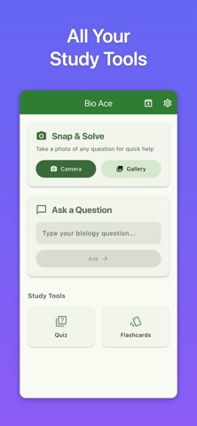 Biology AI & Helper: Bio Ace iPhone screenshot