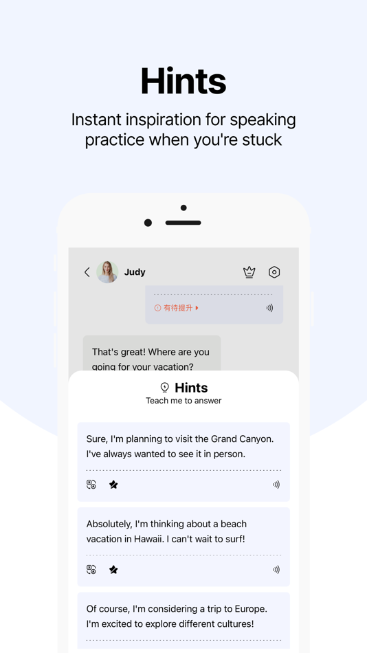 #6. TalkLingo-AI Speech Companion (iOS) 由: BlinkByte Technology Beijing Co., Ltd.