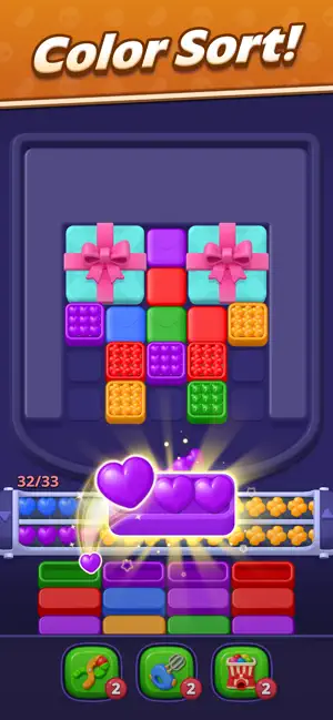 Candy Flow Sort: Color Puzzle screenshot 2