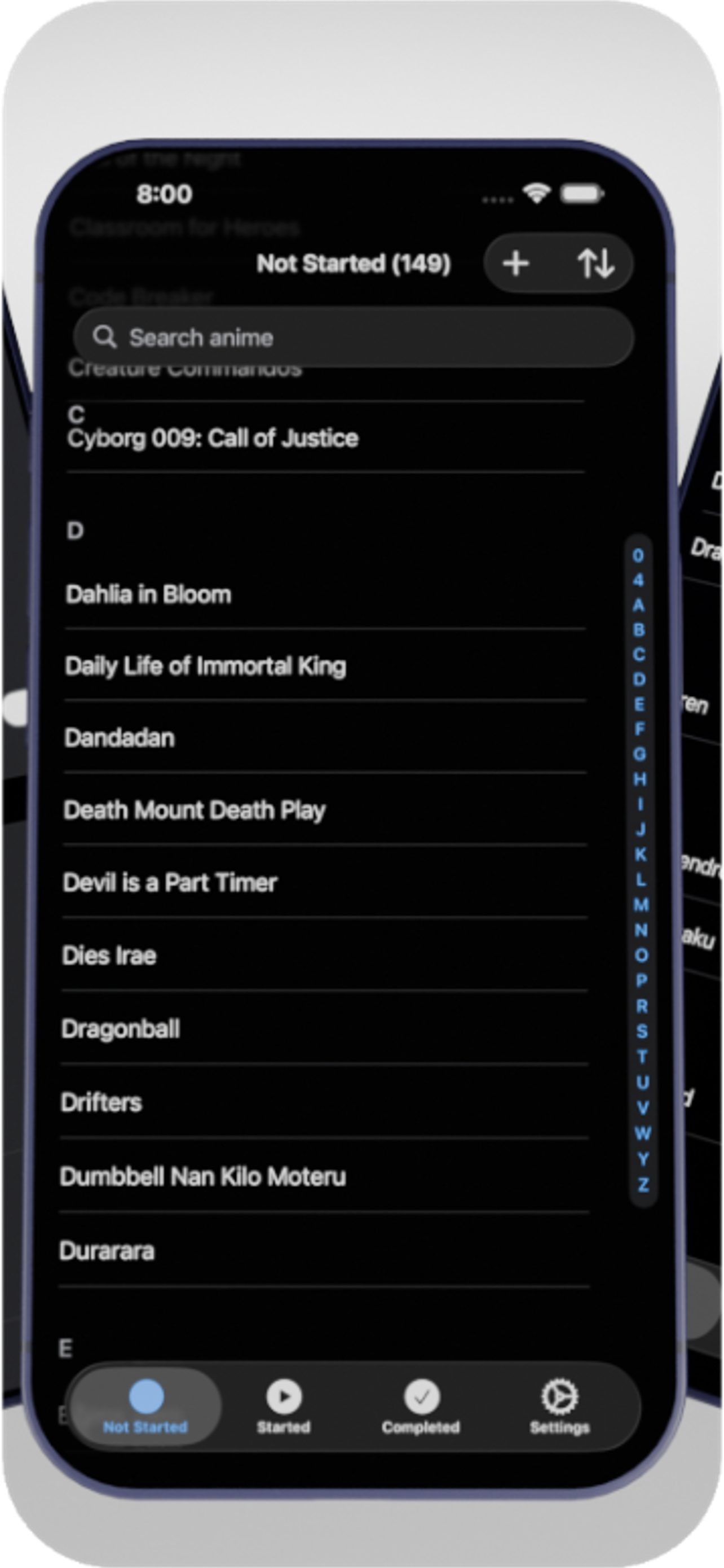 Simple Anime Tracker