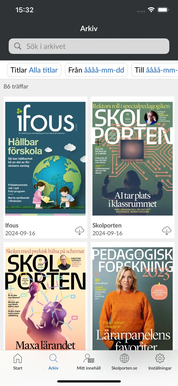 Screenshot #2 pour Skolportens magasin