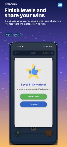 Word Chips: Word Connect iPhone screenshot