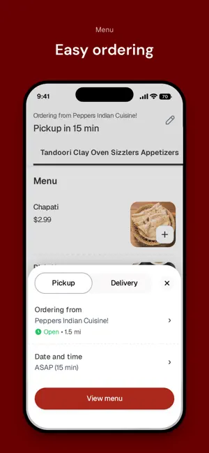 Peppers Indian Cuisine! screenshot 3