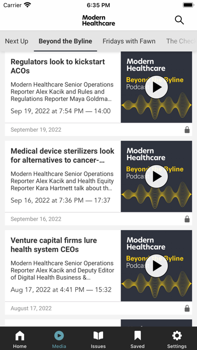 Modern Healthcare Screenshot