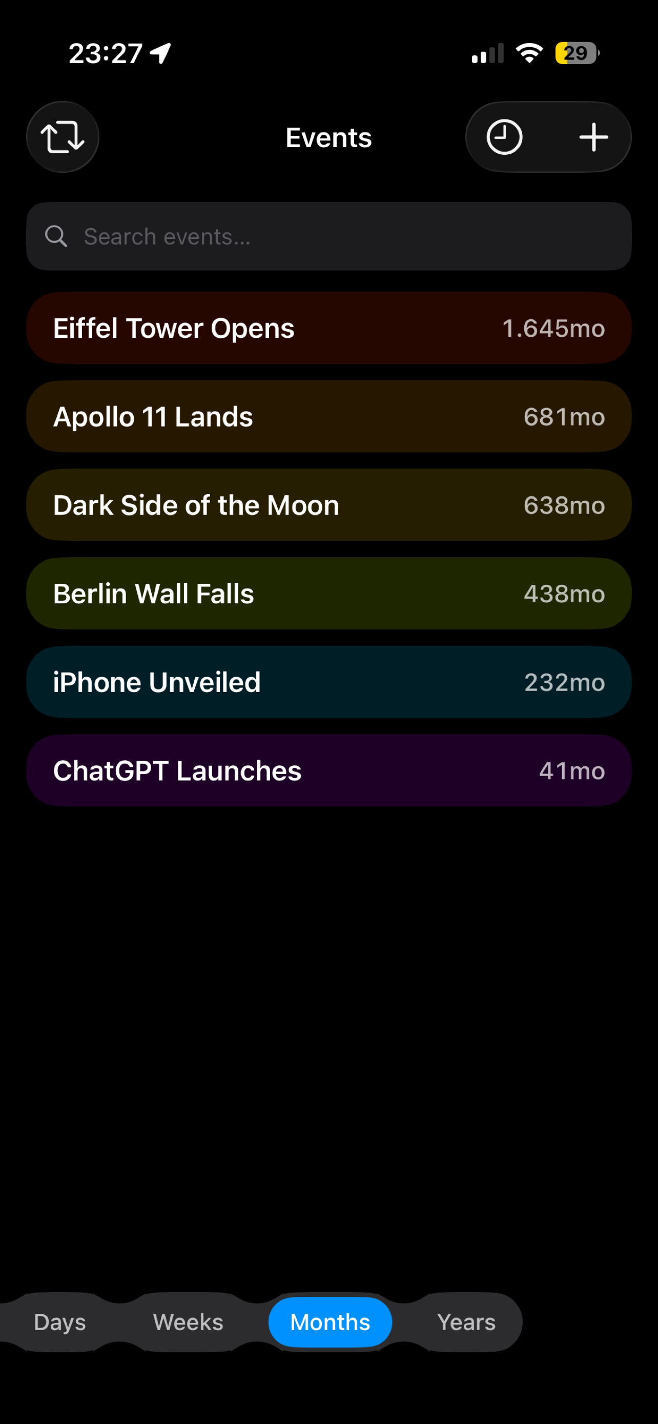 Chronify: Track moments screenshot 3
