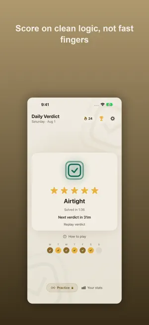 Daily Verdict: Logic Case screenshot 4