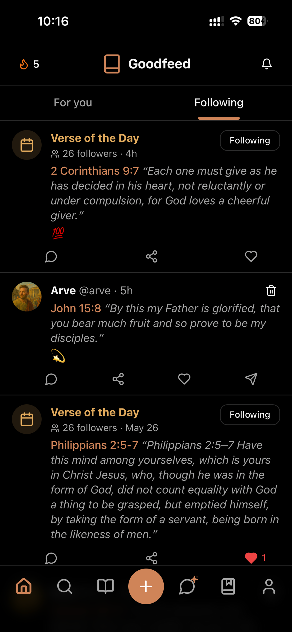 Goodfeed - Scroll the Bible