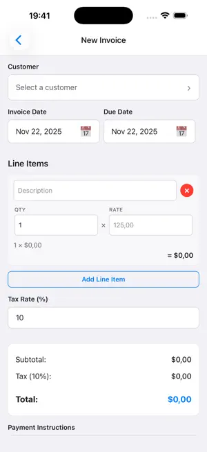 Invoice Easy screenshot 2