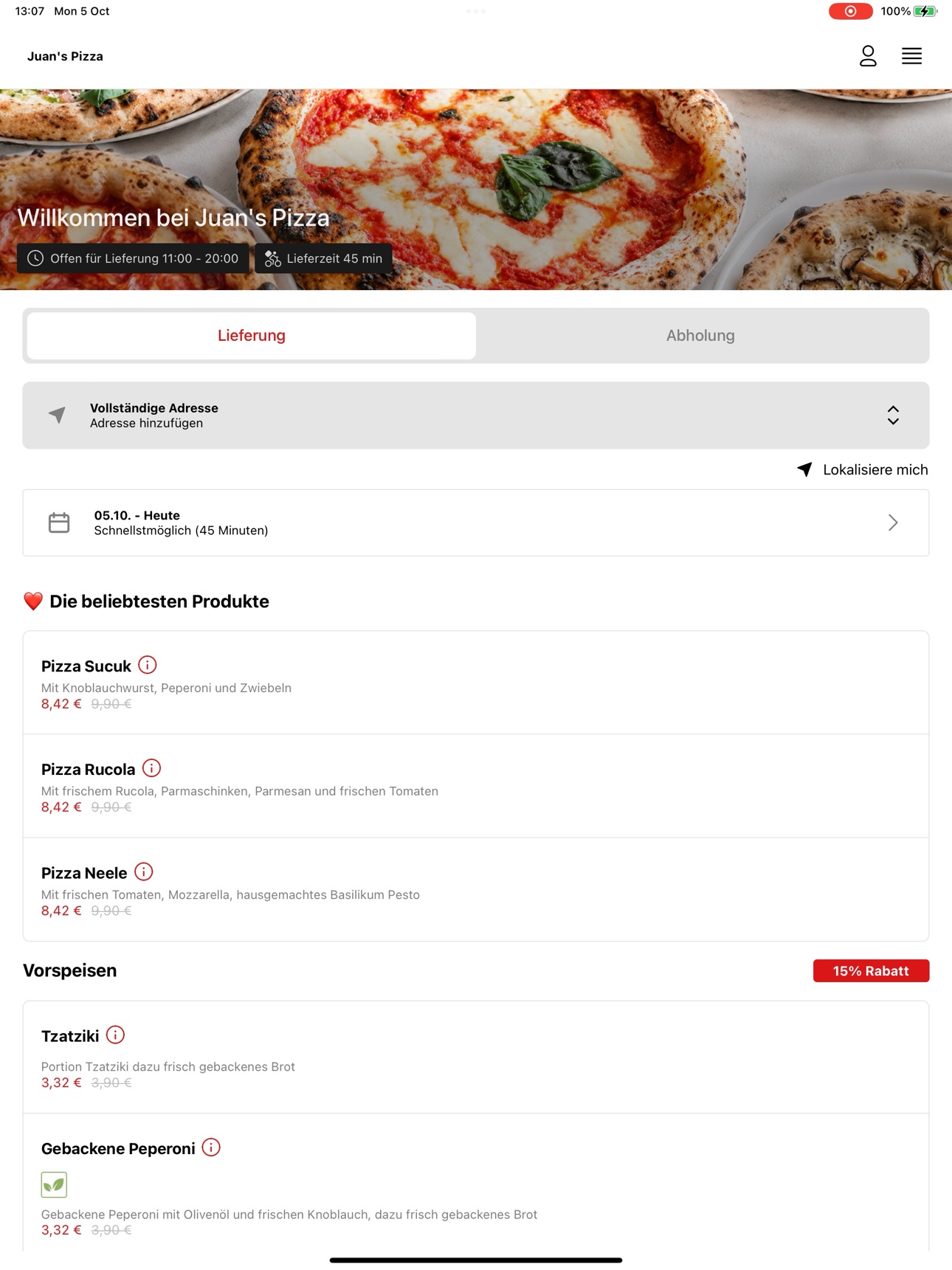 Screenshot 7 of Juan's Pizza