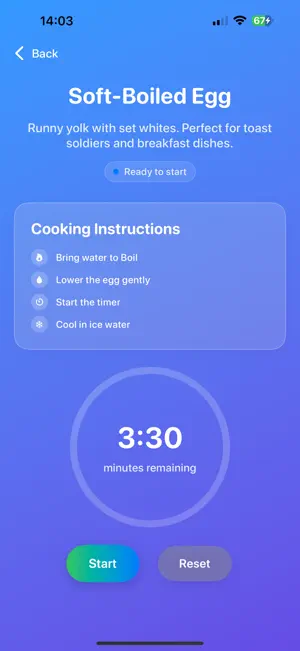 Perfect Egg Timer App screenshot 3