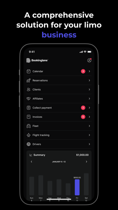 Bookinglane Manager Screenshot