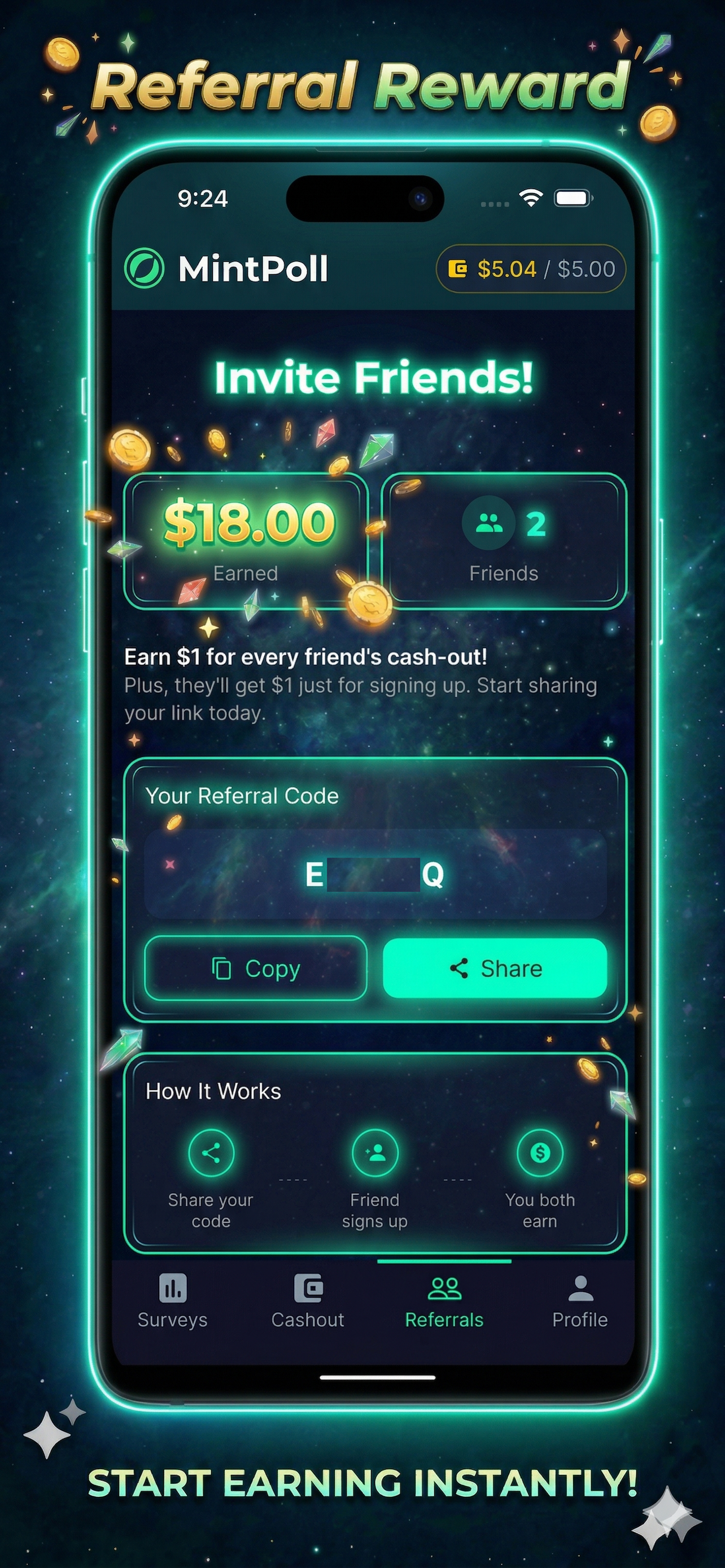 MintPoll: Games, Surveys, Cash screenshot 5