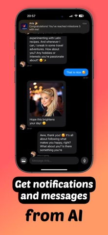 Luna AI: Girl Chat & Calls iPhone screenshot