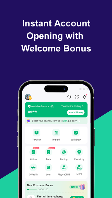 OPay-We are beyond Banking iPhone screenshot 5 - Finance app