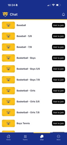 BGA Athletics screenshot