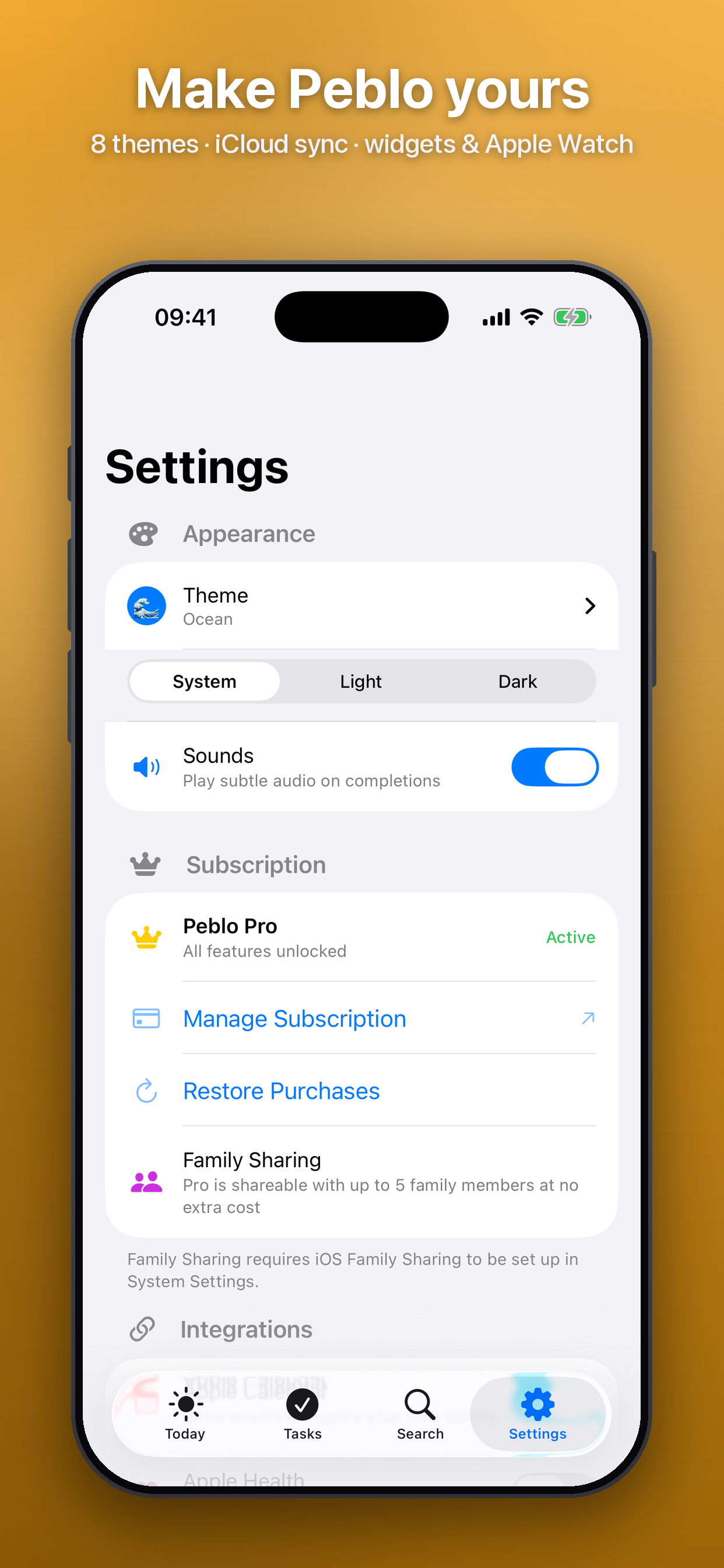 Peblo: Daily Planner & Habits