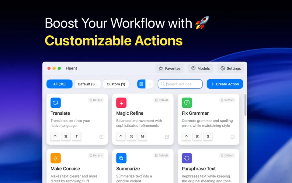 Screenshot 2 of Fluent 1.7.3