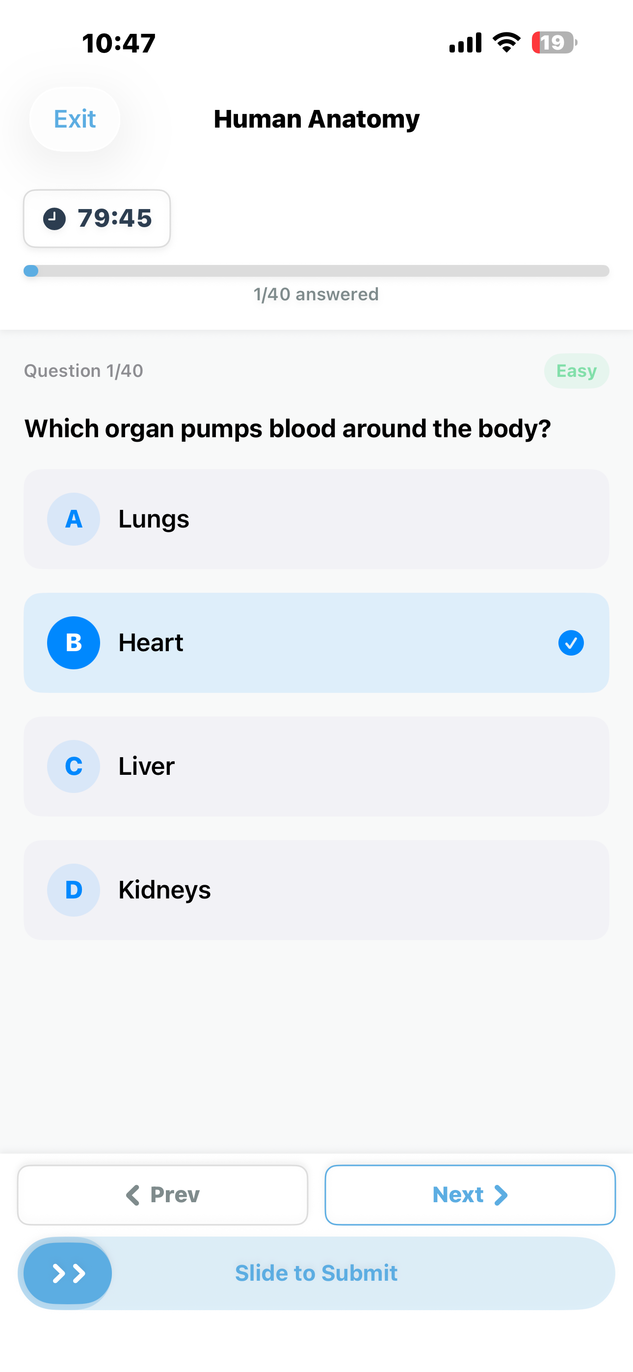 GCSE Biology Quiz