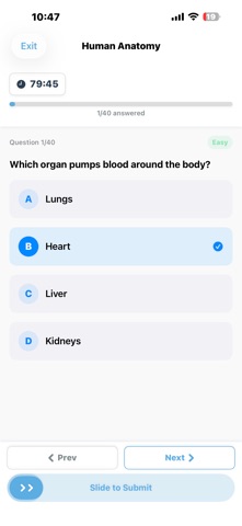 GCSE Biology Quiz iPhone screenshot