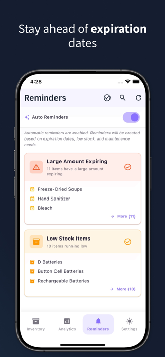 Burrow - Supply Tracker Screenshot 6 of 7