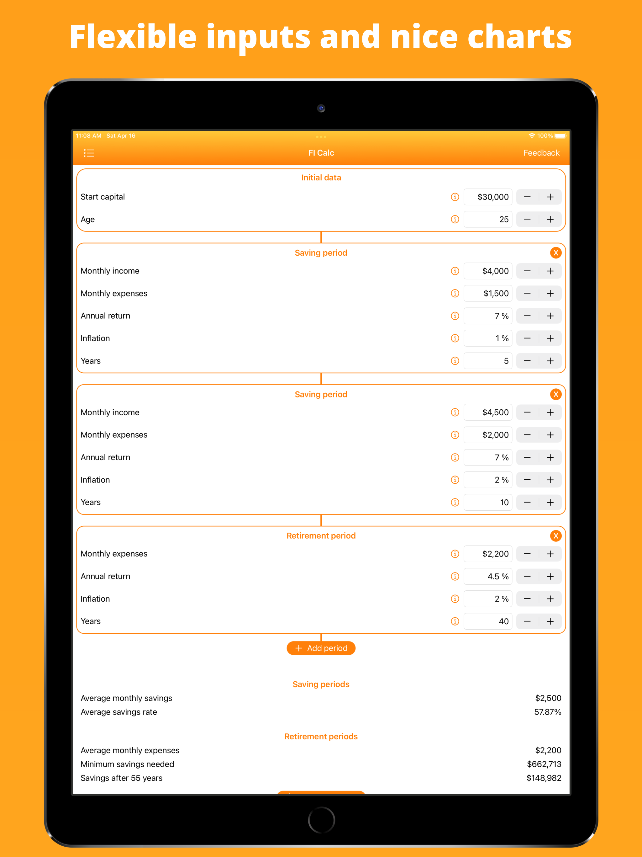 Financial Independence Calc