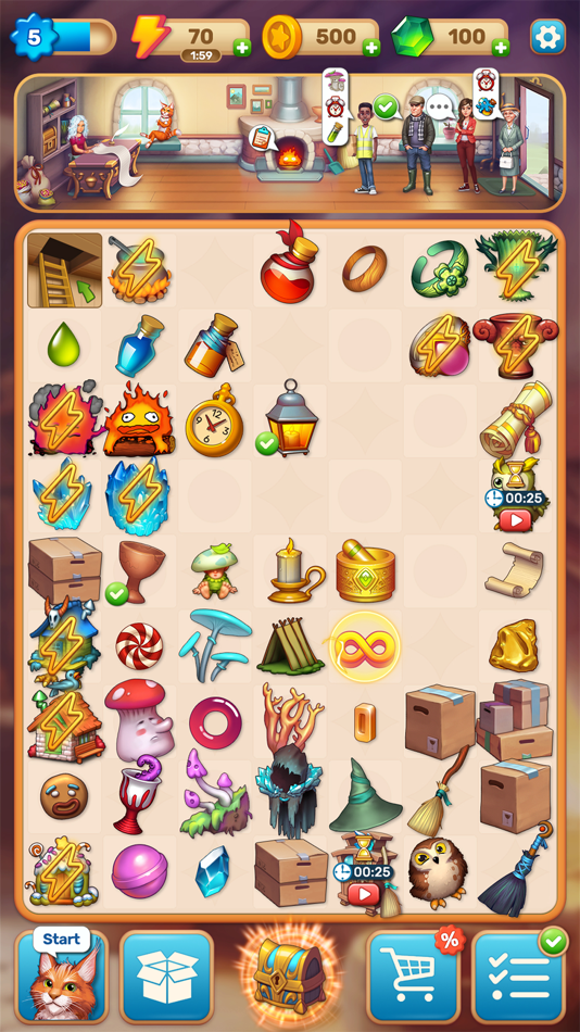 #9. Mergic: Merge & Magic (iOS) Podle: AI Games FZ