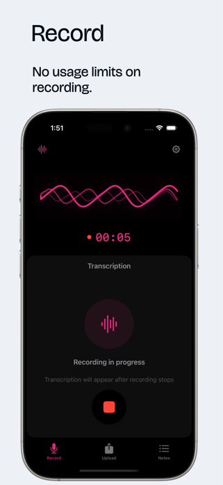 Transcribe - AI Note Taker Screenshot 2 of 6